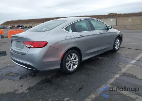 2015 Chrysler 200 Limited z USA, uszkodzony, nr VIN 1C3CCCAB5FN675395